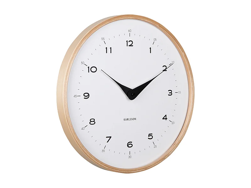 Horloge murale Osado Dome - Blanc - Ø30cm