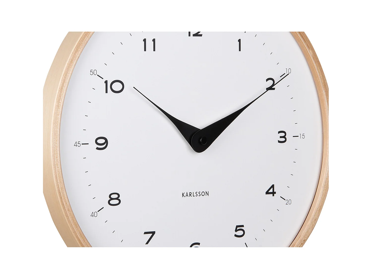 Reloj de pared Osado Dome - Blanco - Ø30cm