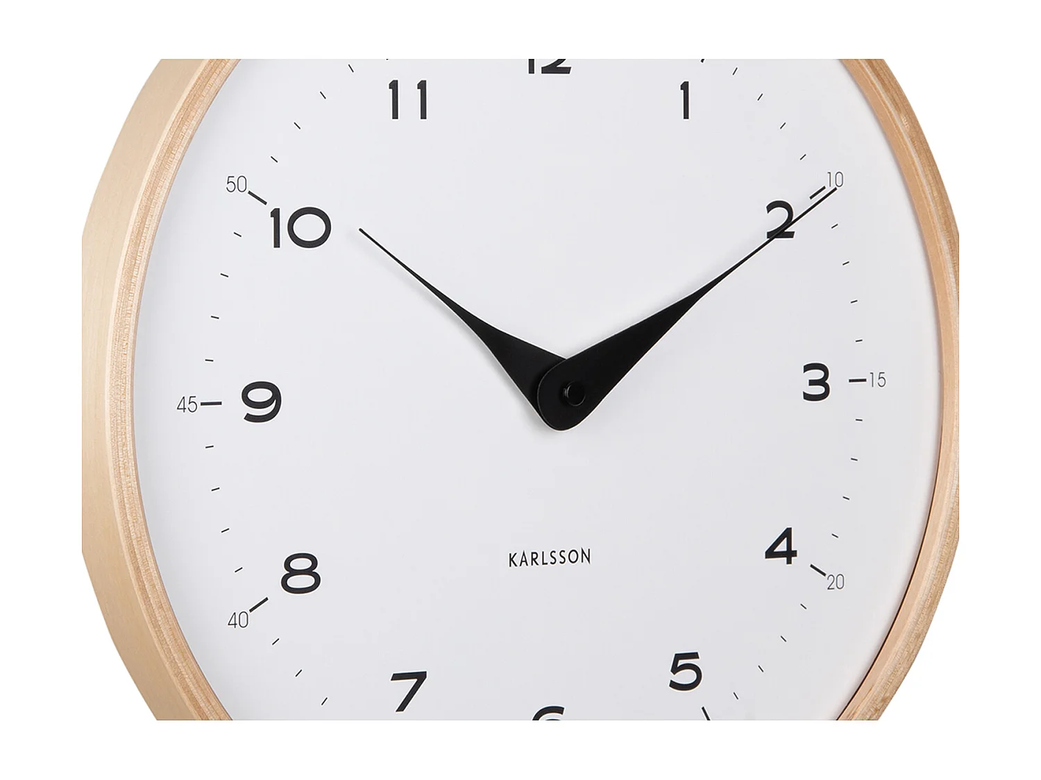 Horloge murale Osado Dome - Blanc - Ø30cm