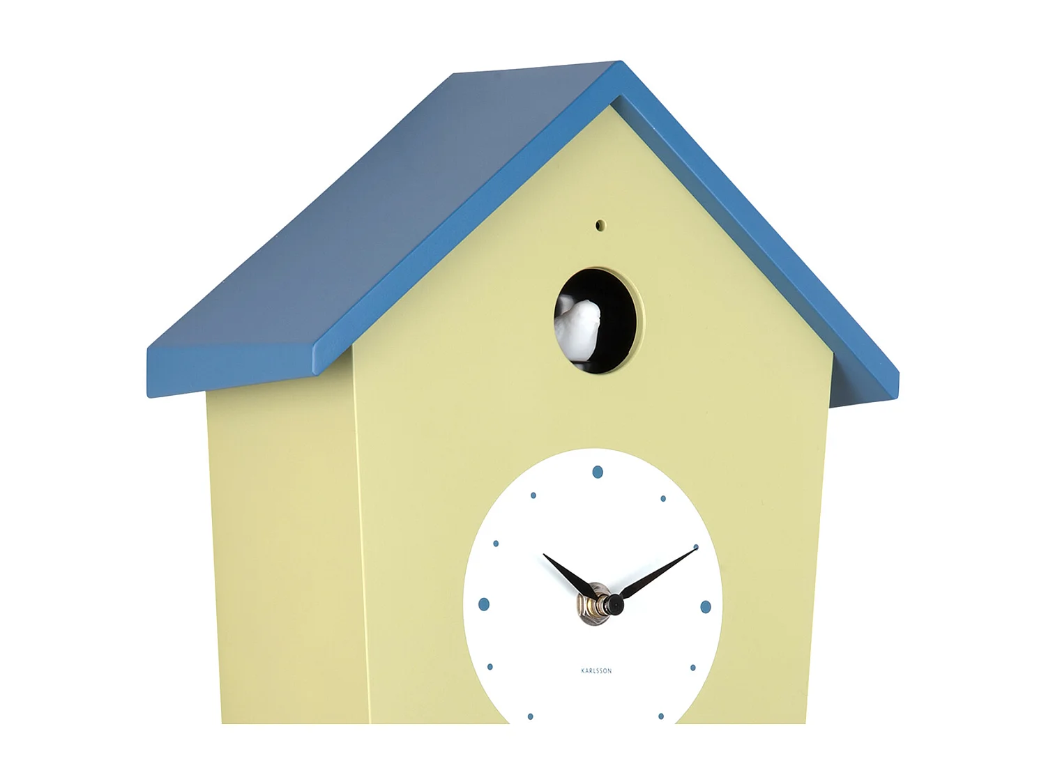 Wandklok Cuckoo Light - Tea green &amp; classic blue