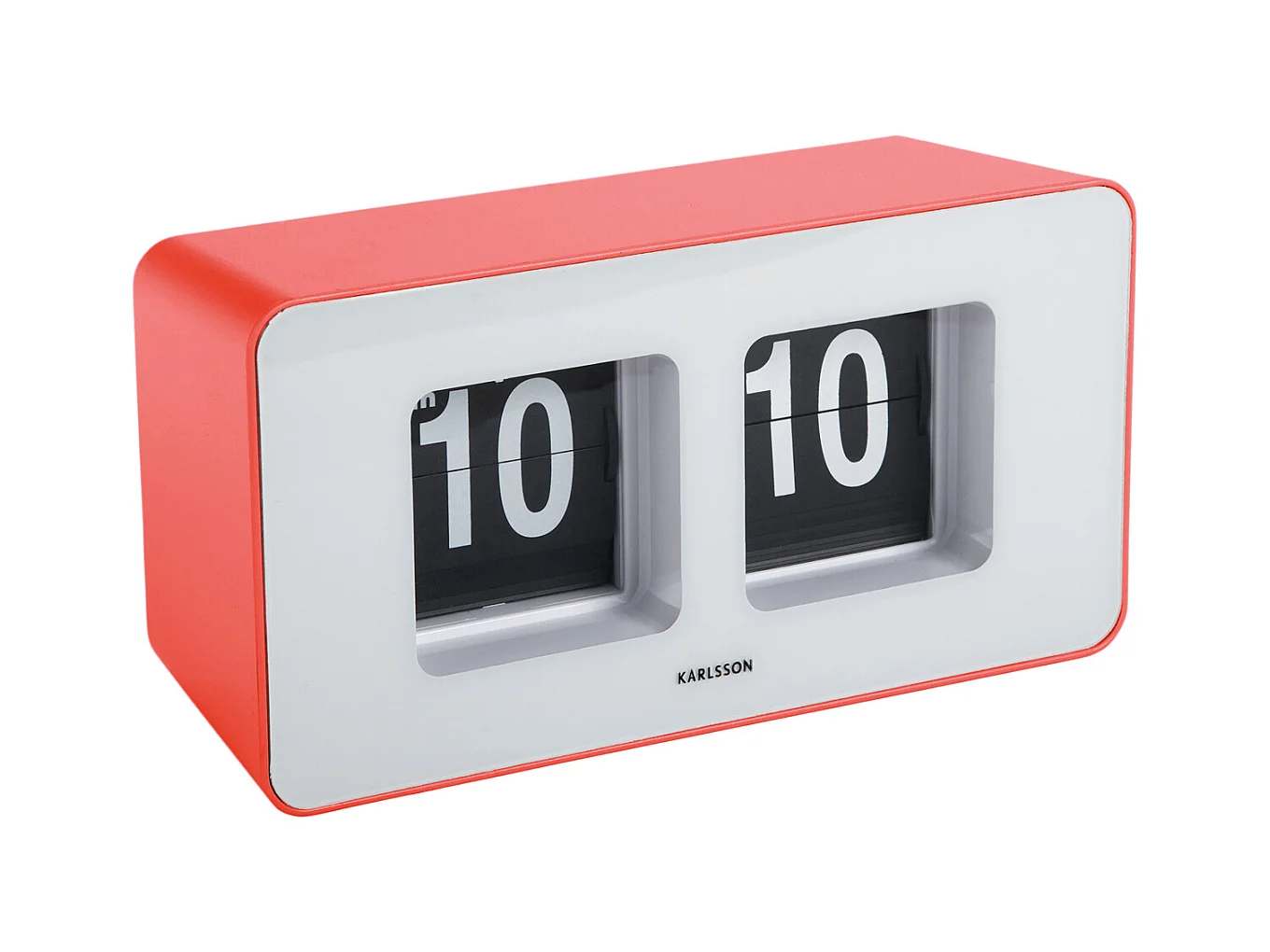 Horloge murale/de table Funky Flip - Rouge écarlate