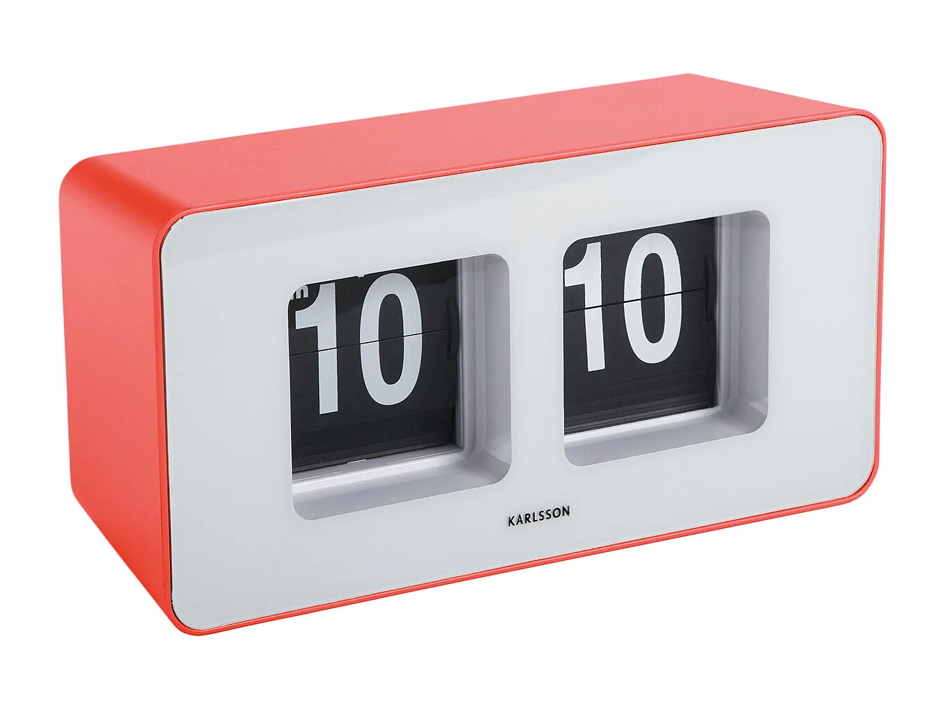 Horloge murale/de table Funky Flip - Rouge écarlate