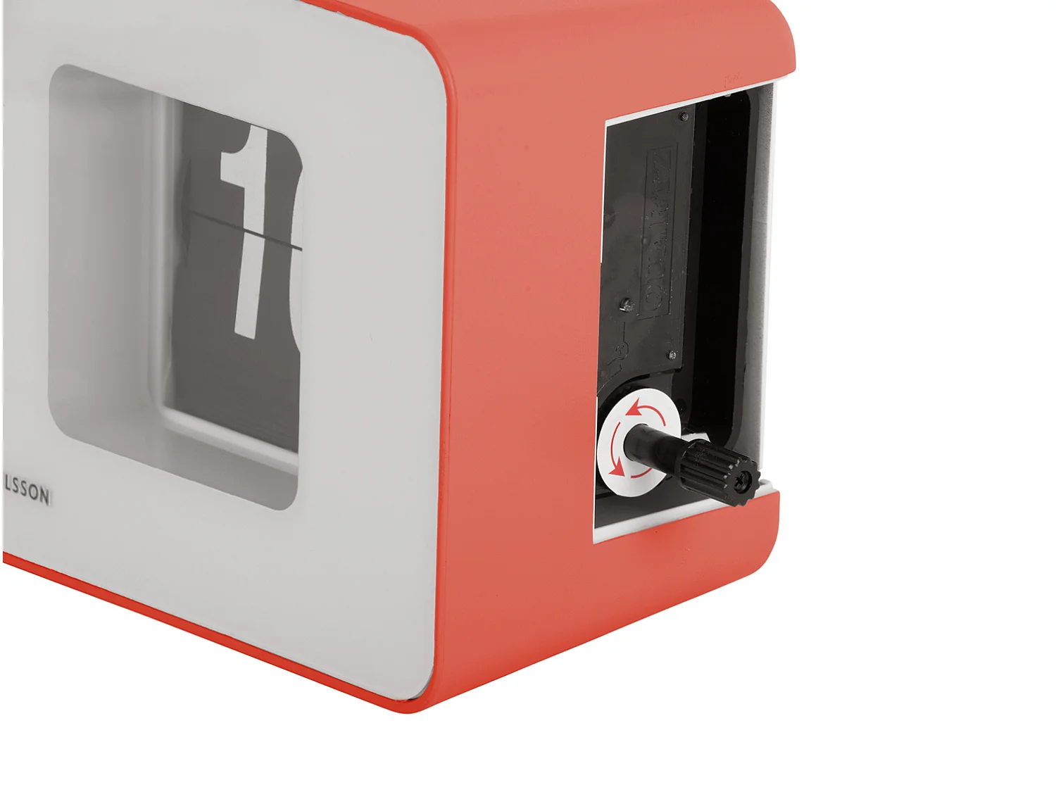 Horloge murale/de table Funky Flip - Rouge écarlate