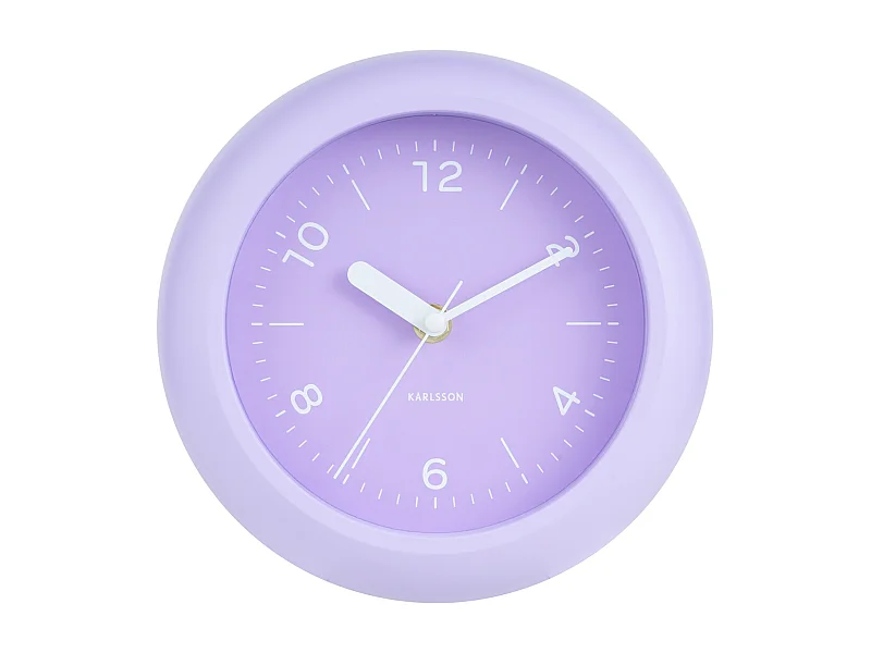 Wanduhr Slope - Zartes Lila - Ø20cm
