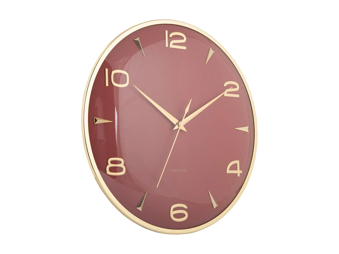 Horloge murale Sienna Glow - Ocre rouge - Ø40,6 cm