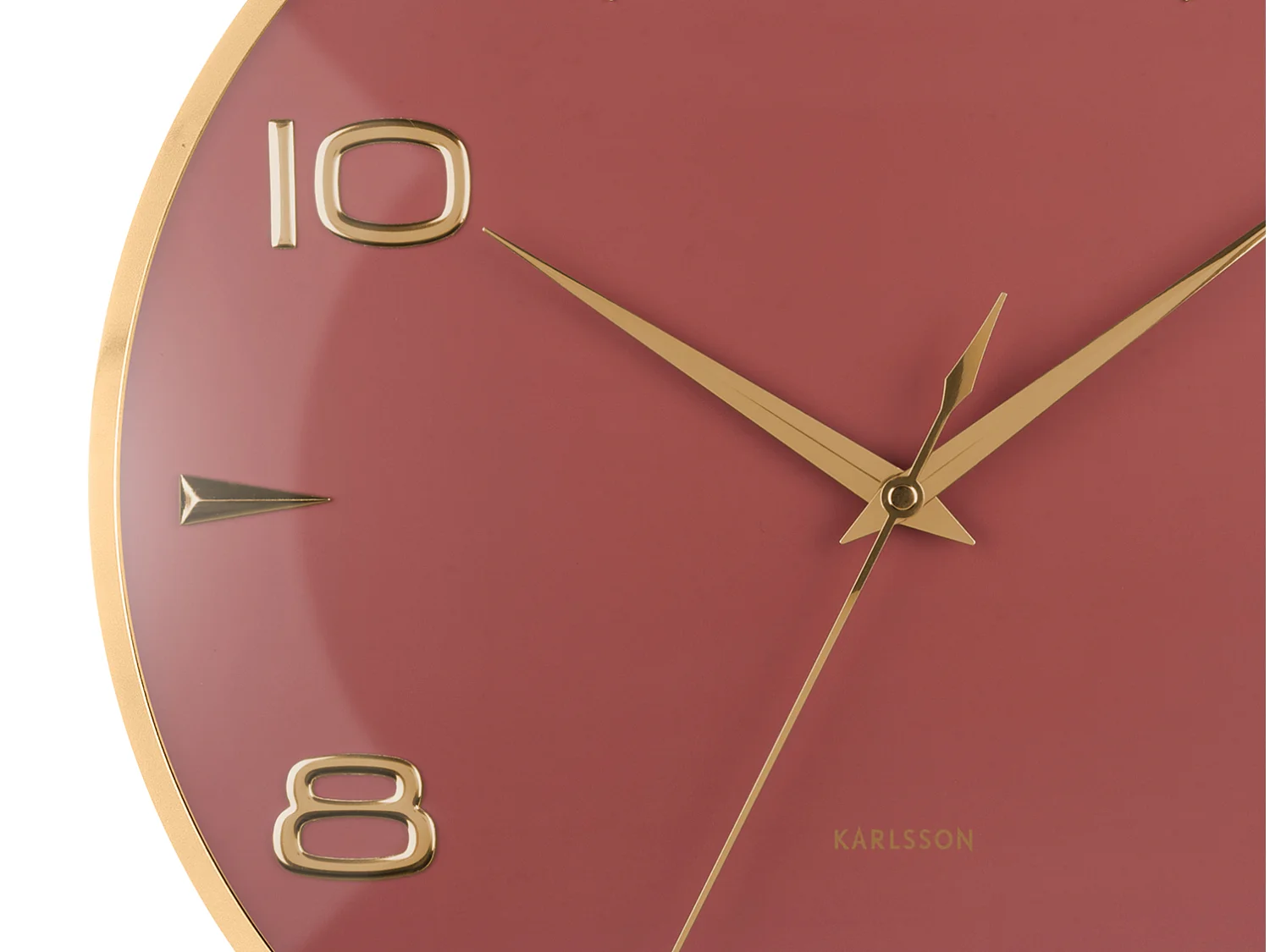 Horloge murale Sienna Glow - Ocre rouge - Ø40,6 cm