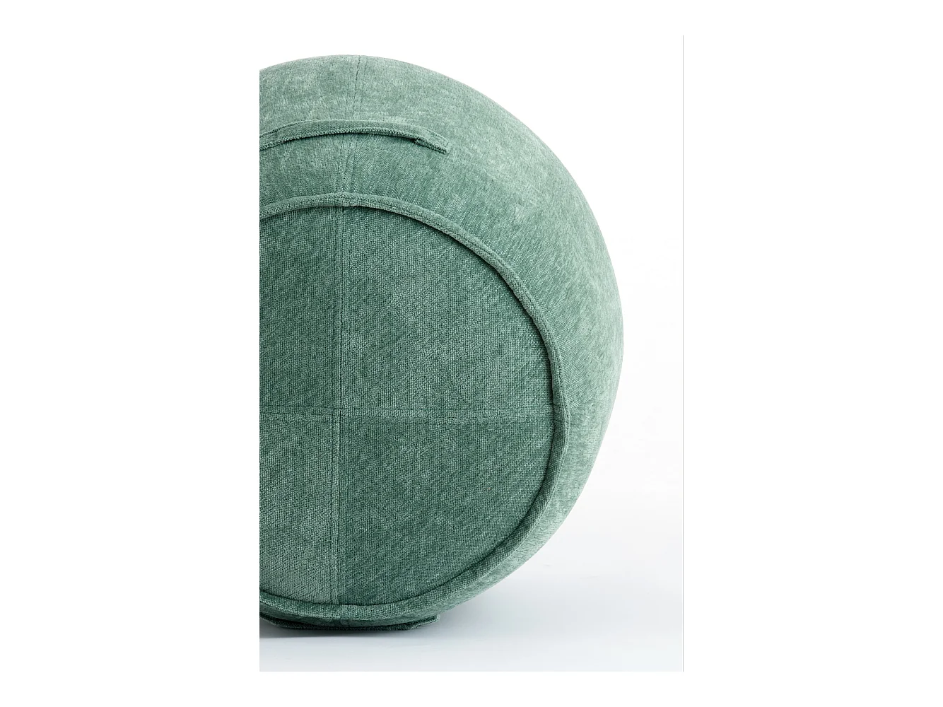 Pouf SIBIU - Ø50x40cm - Vert