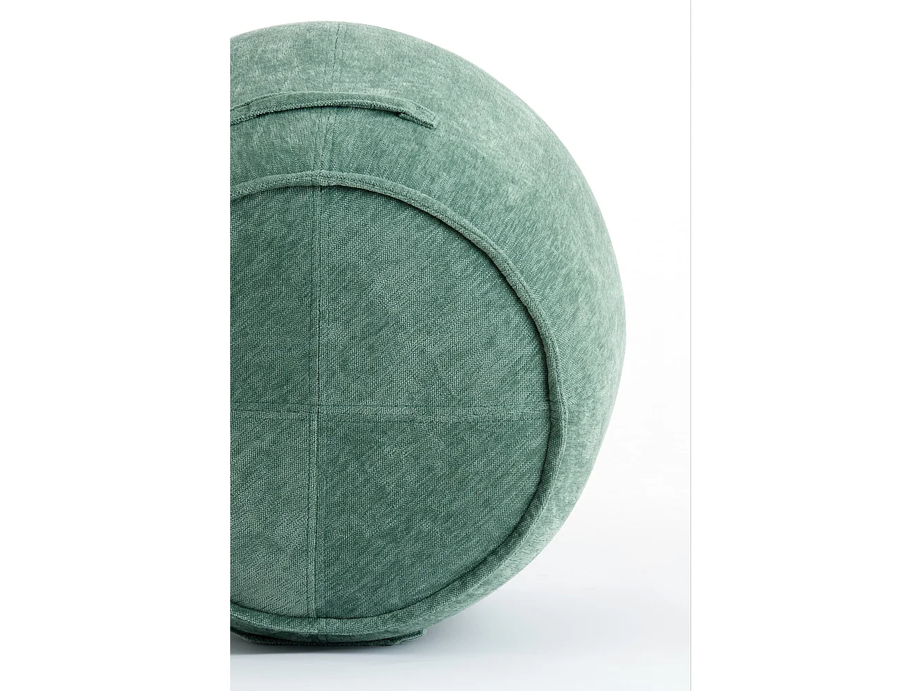 Pouf SIBIU - Ø50x40cm - Vert