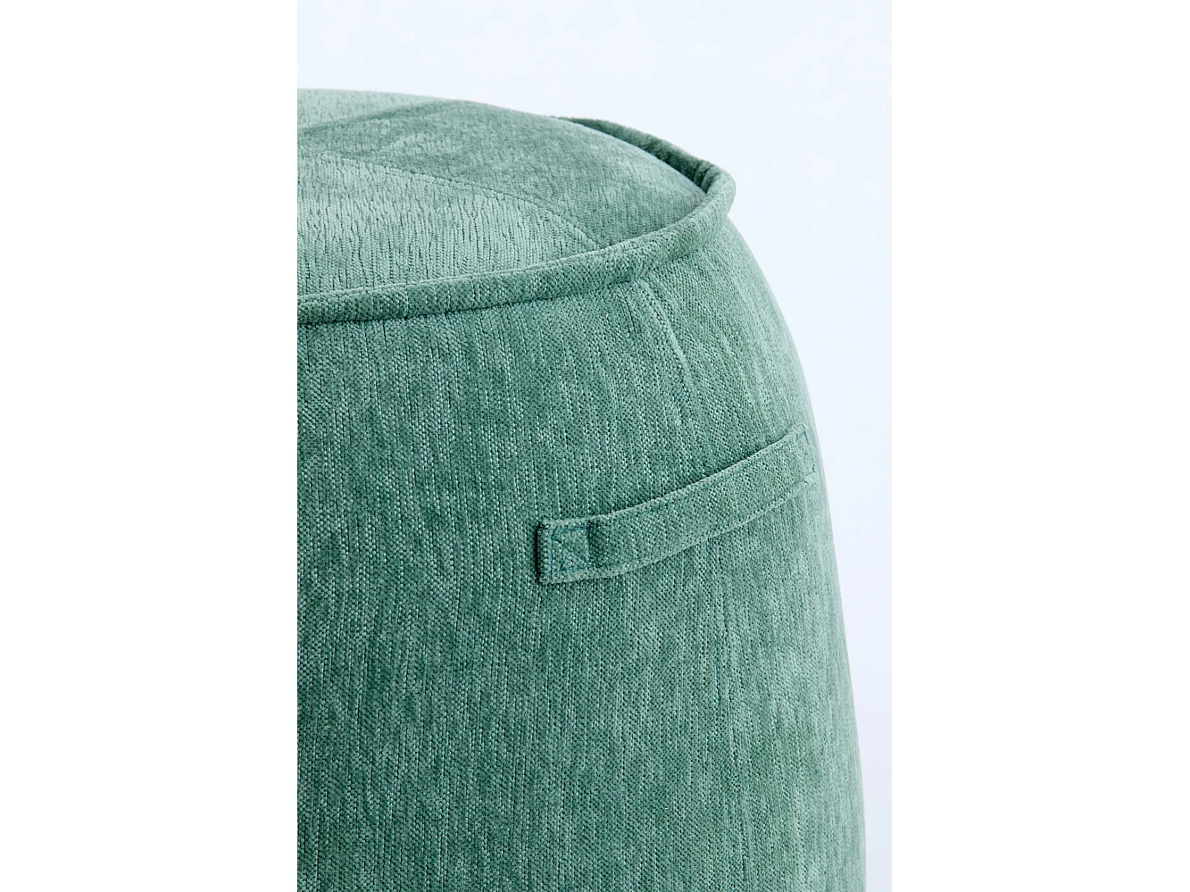 Pouf SIBIU - Ø50x40cm - Vert