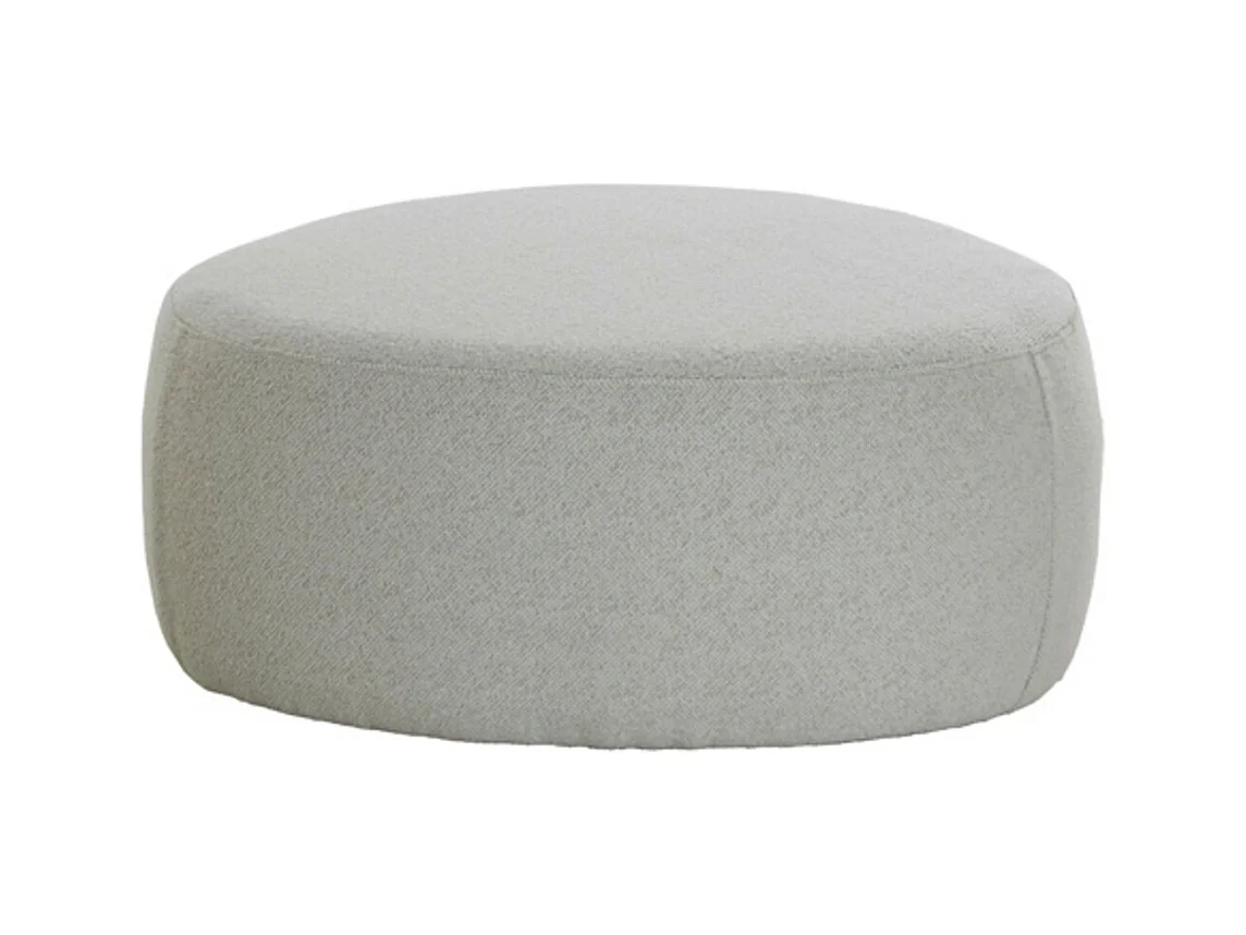 Pouf LIBERIA - Ø80x35cm - Marron