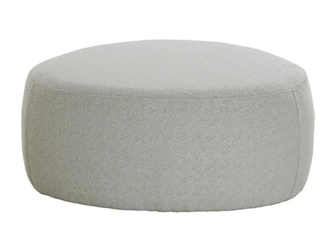 Pouf LIBERIA - Ø80x35cm - Marron