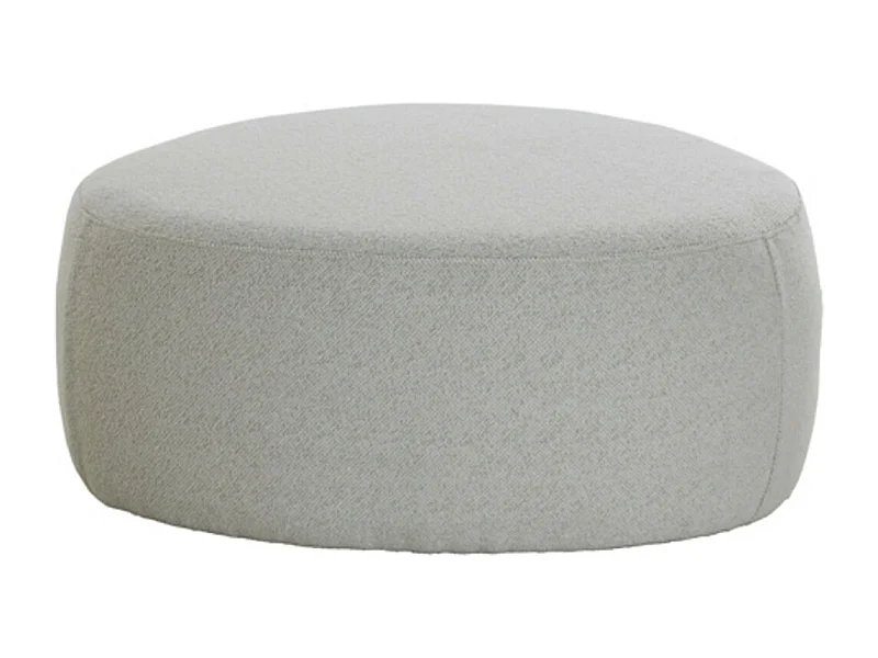 Pouf LIBERIA - Ø80x35cm - Marron