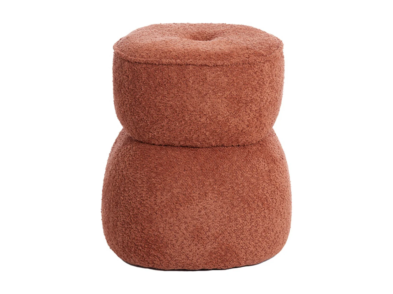 Pouf LEYLA - Ø40x46cm - Orange