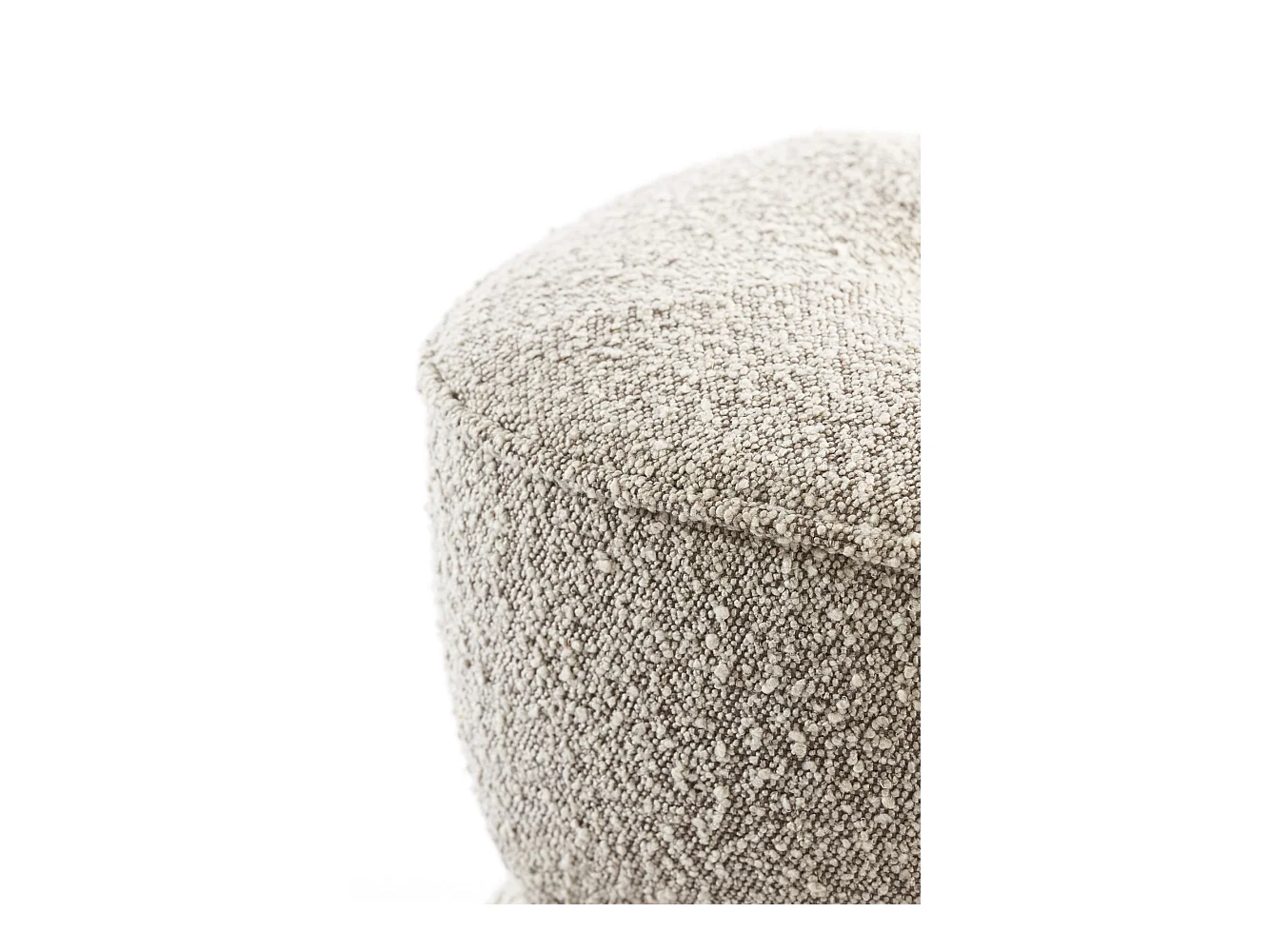 Puf LEYLA - Ø40x46cm - Marrón