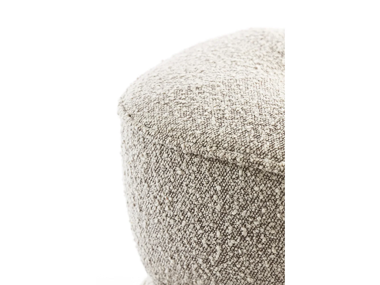 Puf LEYLA - Ø40x46cm - Marrón