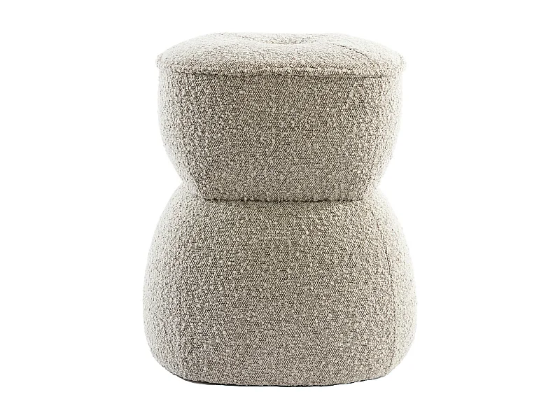 Sitzpuff LEYLA - Ø40x46cm - Braun