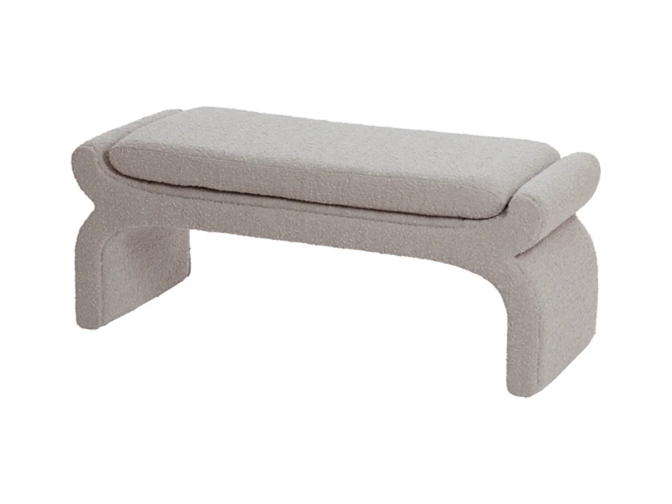 Pouf NAFYA - 119x45x48cm - Marron