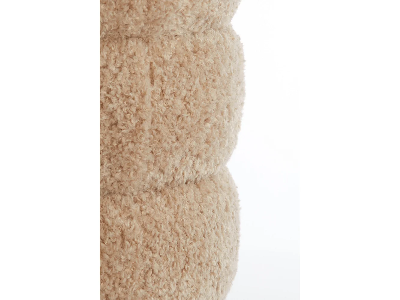 Poef JOBBI - Ø40x45cm - Bruin