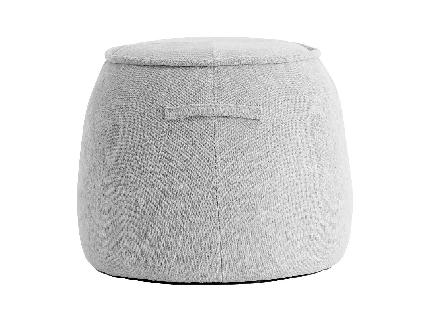 Pouf SIBIU - Ø50x40cm - Marron