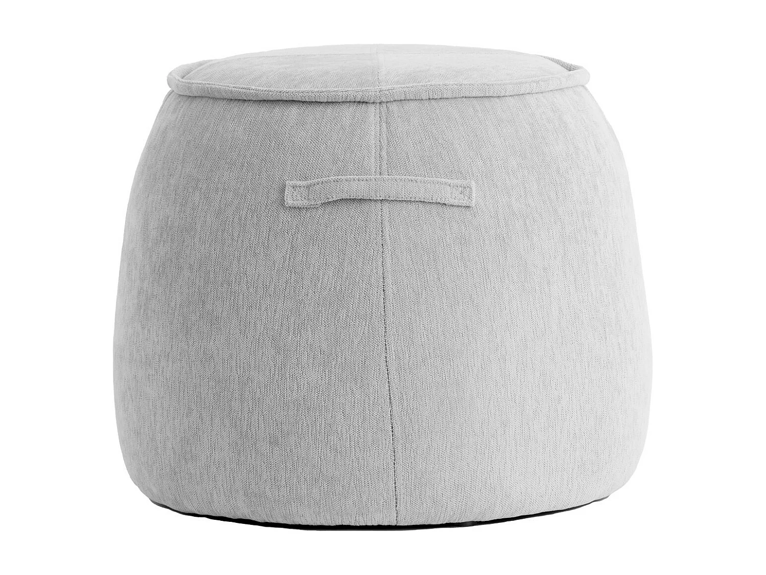 Pouf SIBIU - Ø50x40cm - Marron