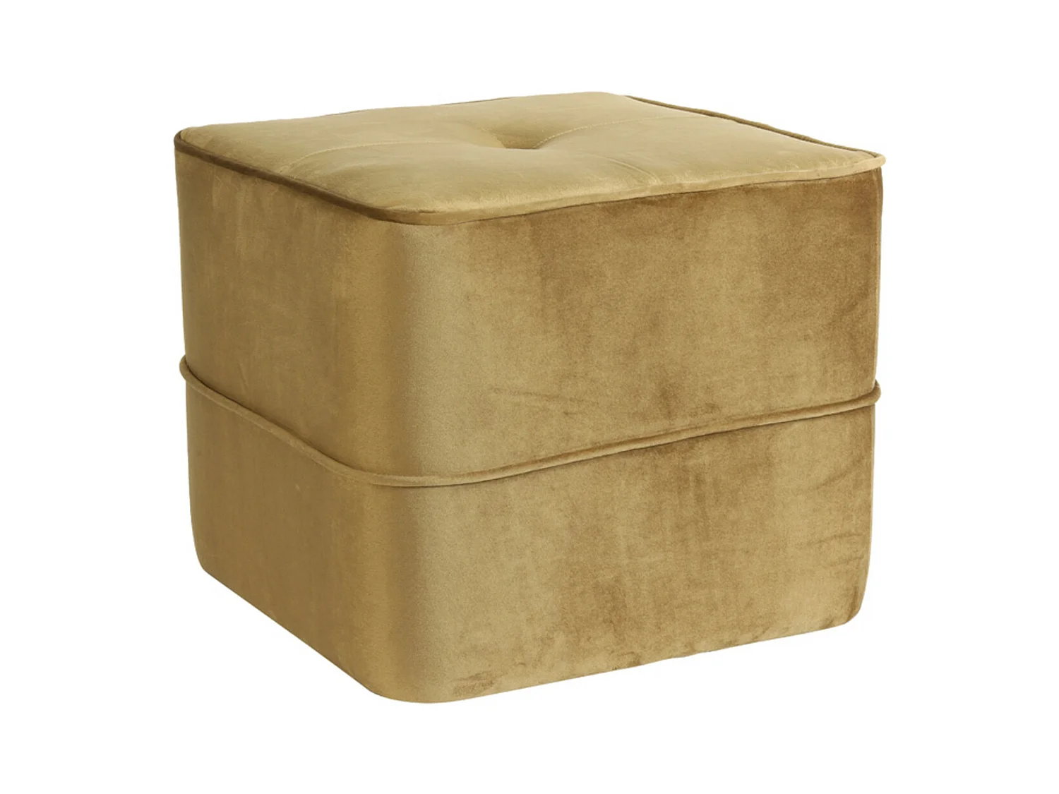 Pouf KIKI - Ø40x35cm - Marron