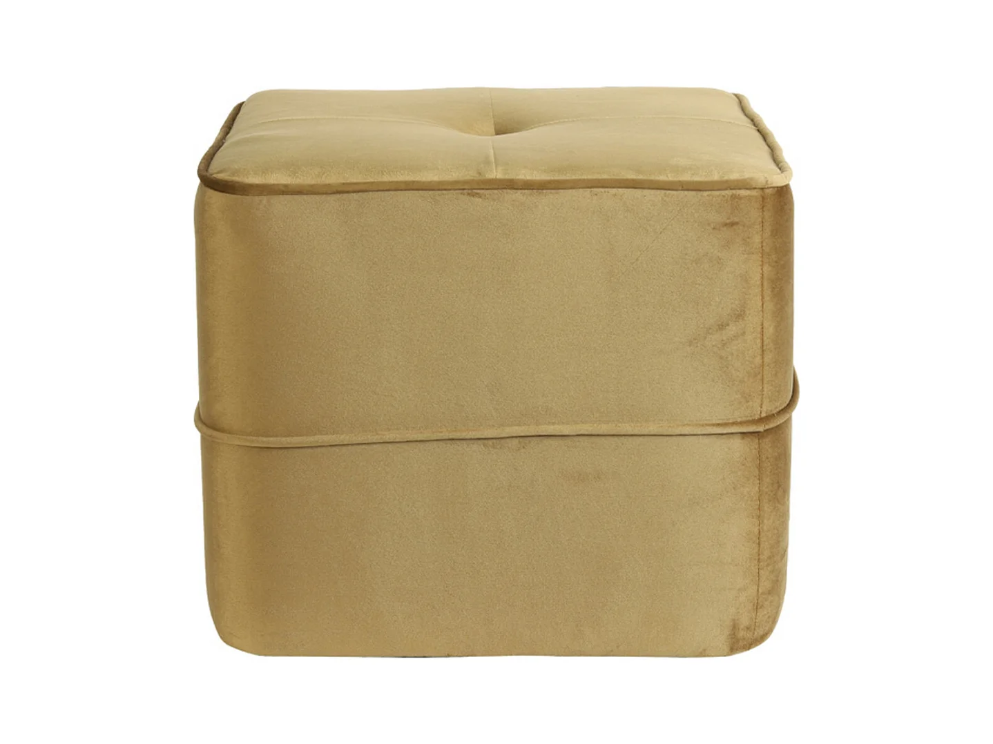 Pouf KIKI - Ø40x35cm - Marron