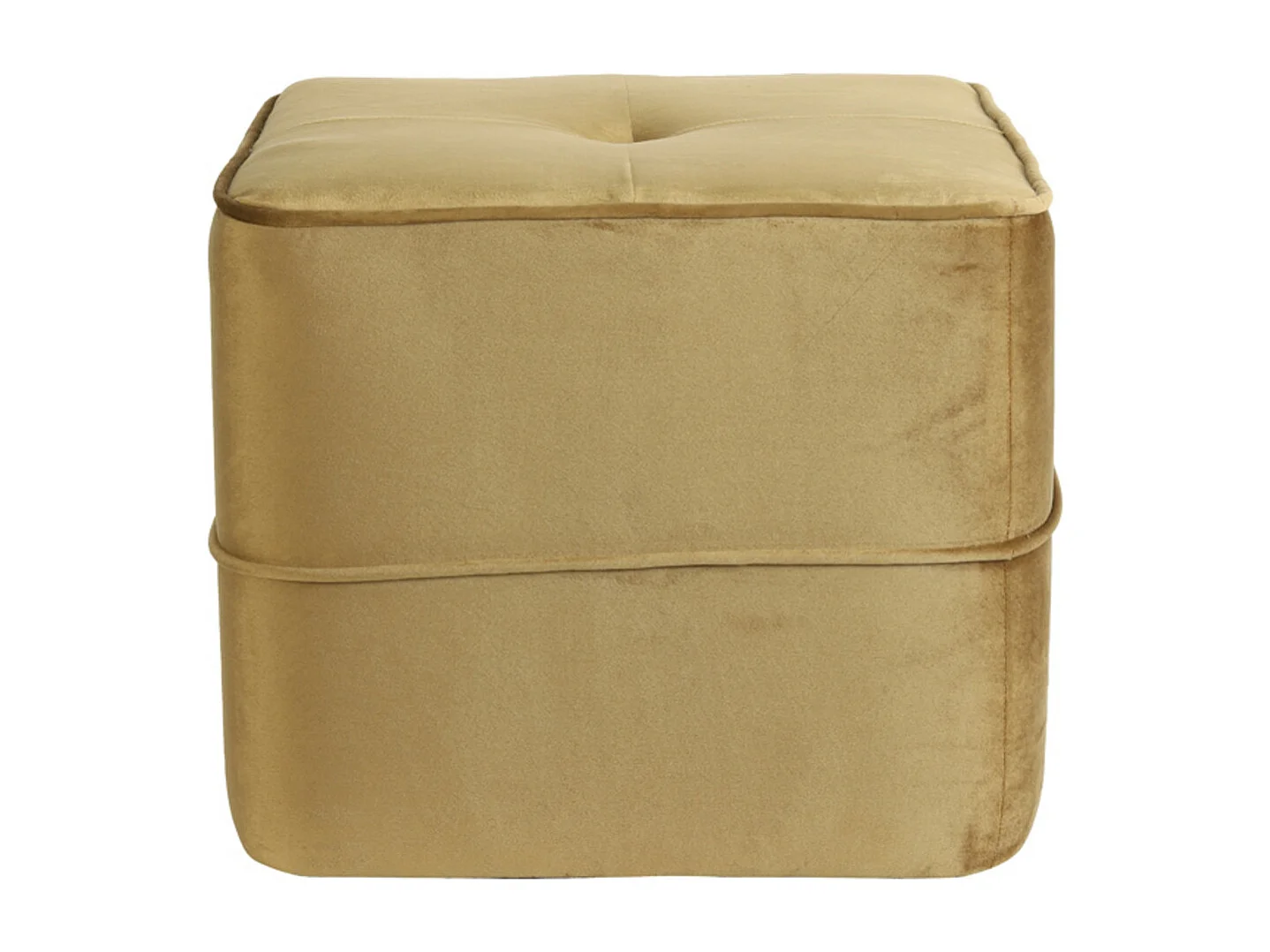 Pouf KIKI - Ø40x35cm - Marron