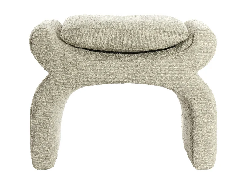 Puf NAFYA - 60x46x46cm - Marrón