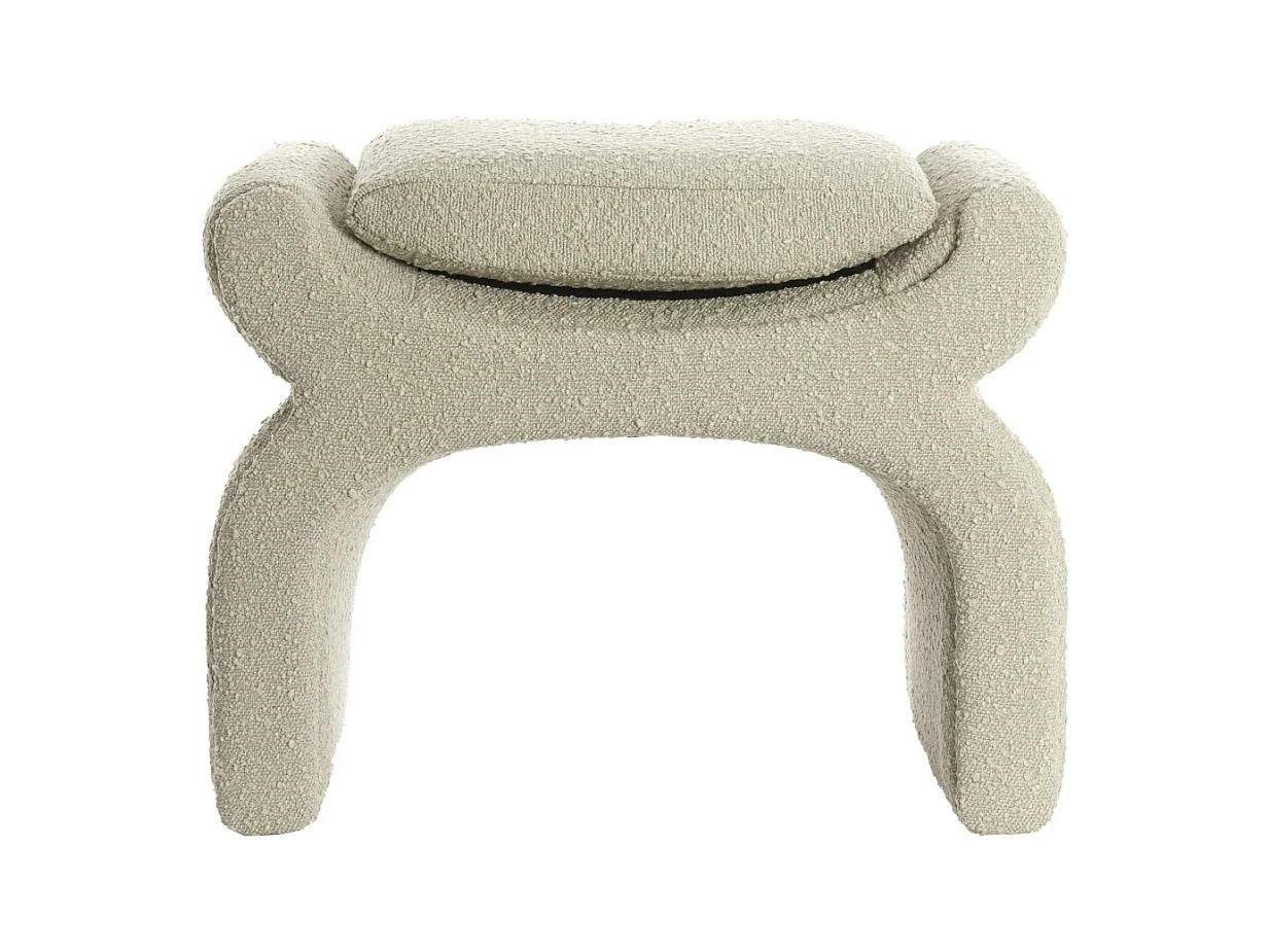 Pouf NAFYA - 60x46x46cm - Marron