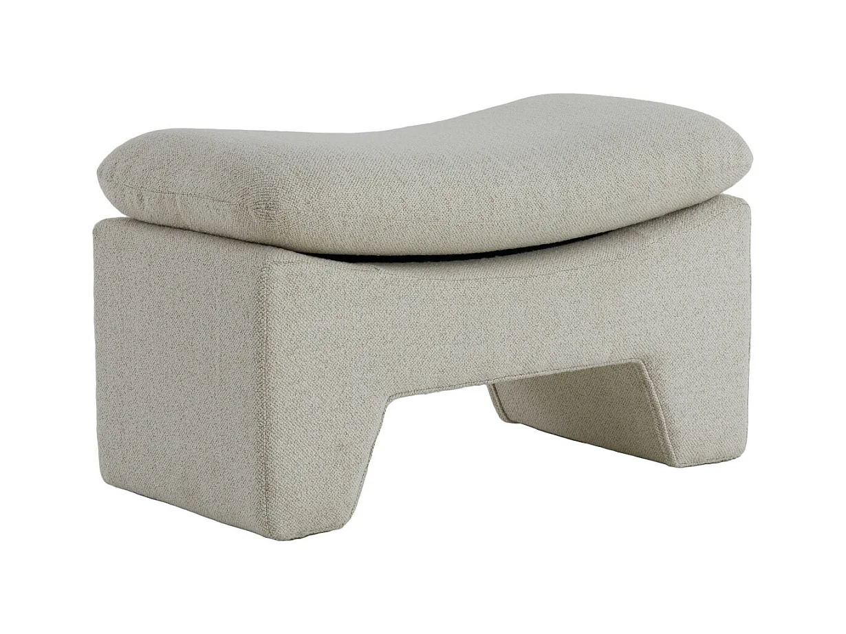 Pouf DASHA - 80x40x48,5cm - Marron