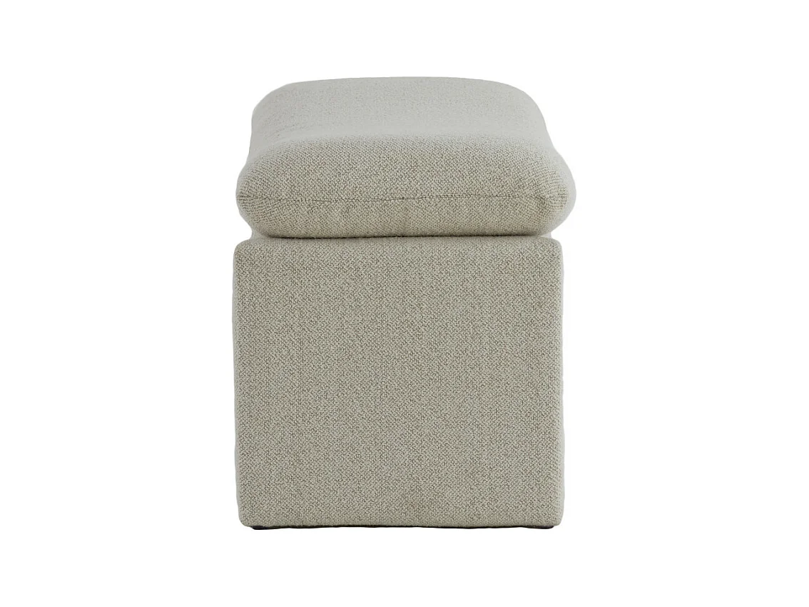 Pouf DASHA - 80x40x48,5cm - Marron