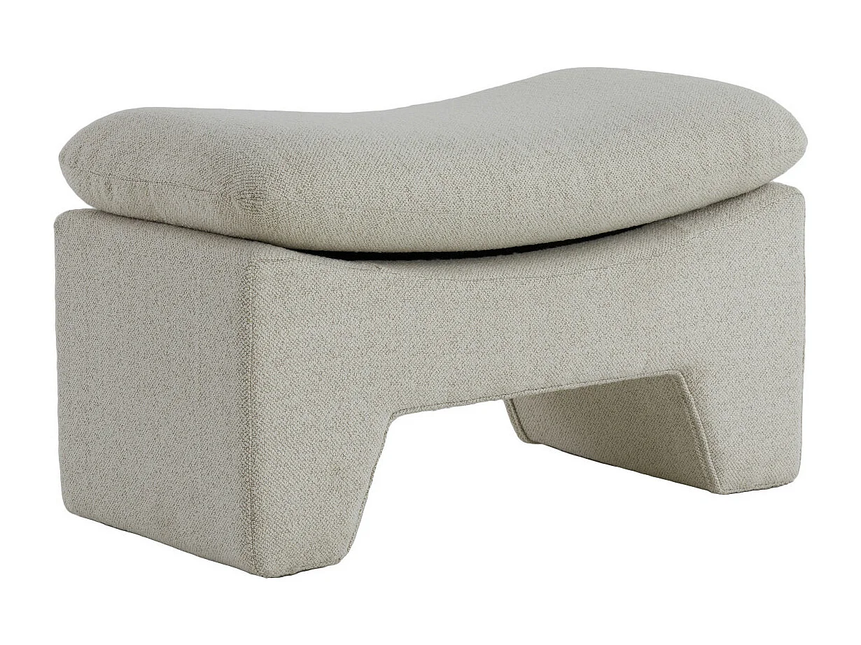 Pouf DASHA - 80x40x48,5cm - Marron