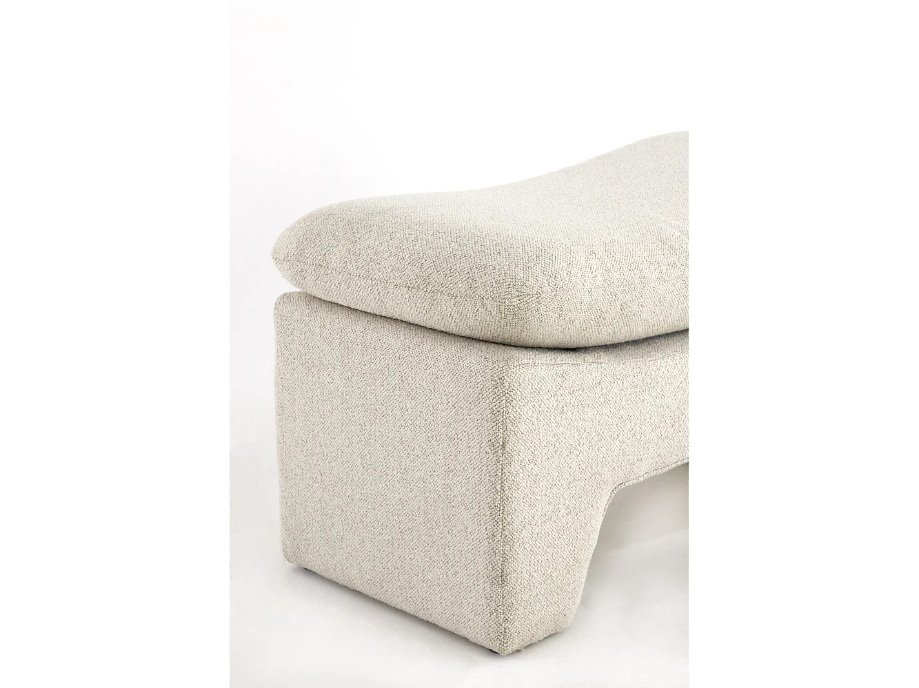 Pouf DASHA - 80x40x48,5cm - Marron