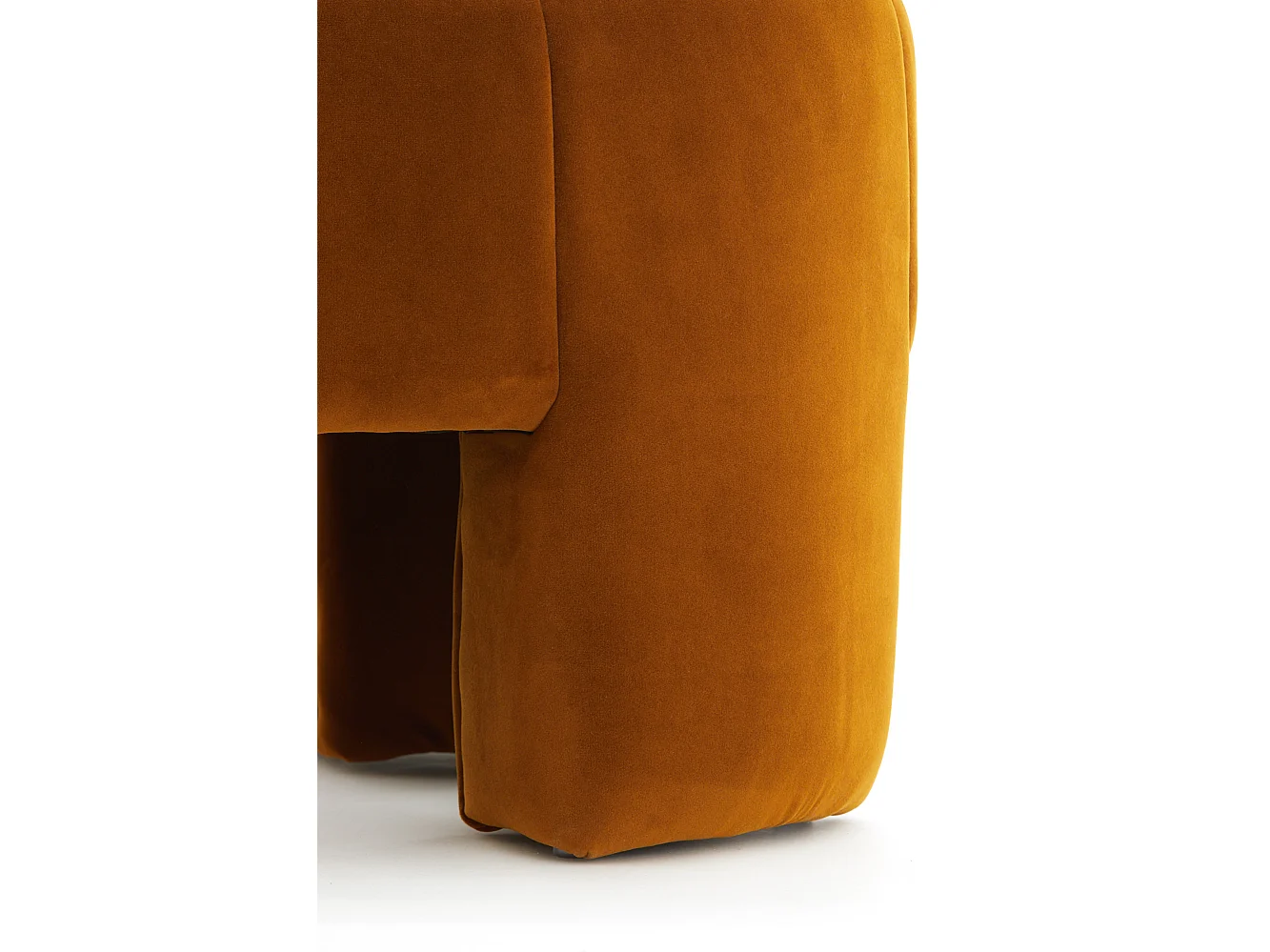 Poef BATOEMI - Ø51x45cm - Oranje