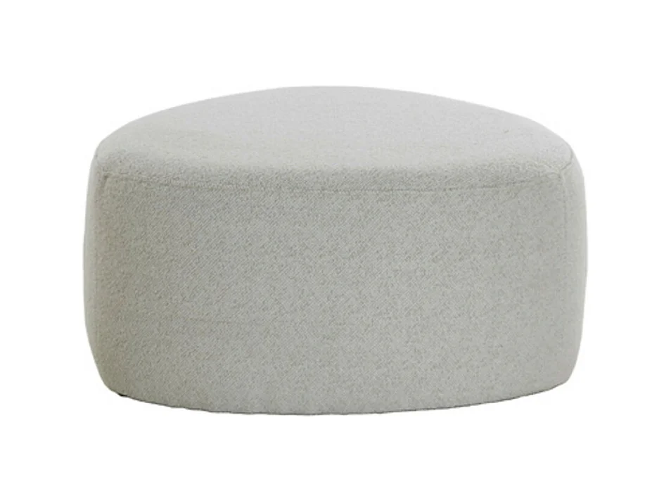 Pouf LIBERIA - Ø68x35cm - Marron