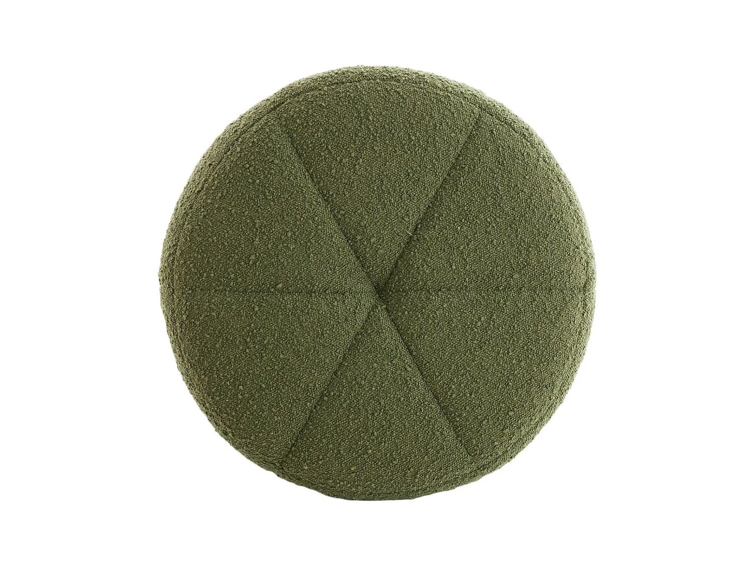 Sitzpuff BATOEMI - Ø51x45cm - Grün