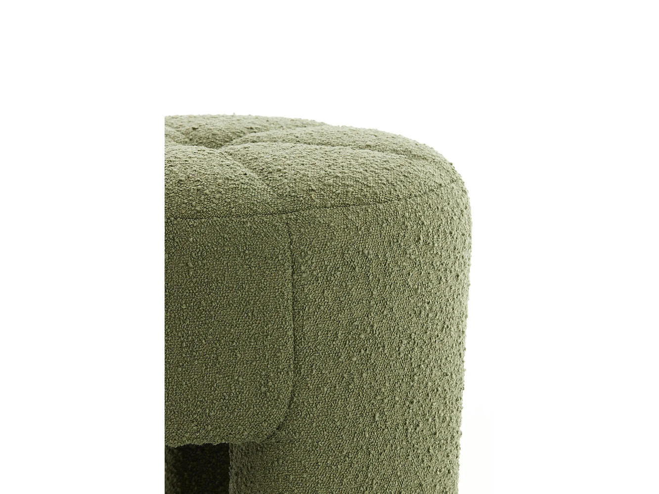 Pouf BATOEMI - Ø51x45cm - Vert