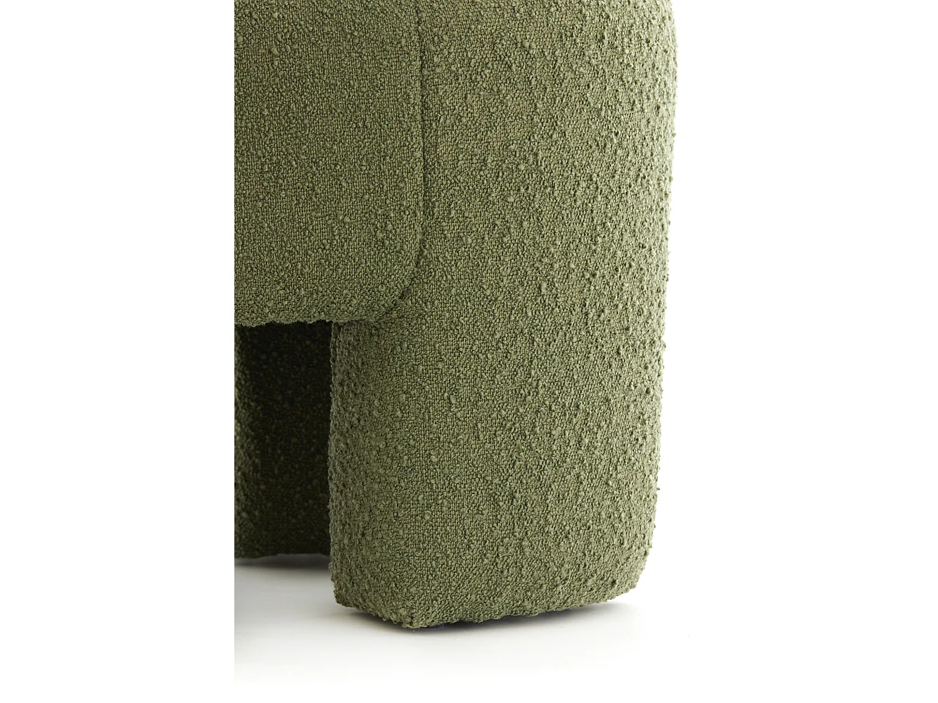 Pouf BATOEMI - Ø51x45cm - Vert