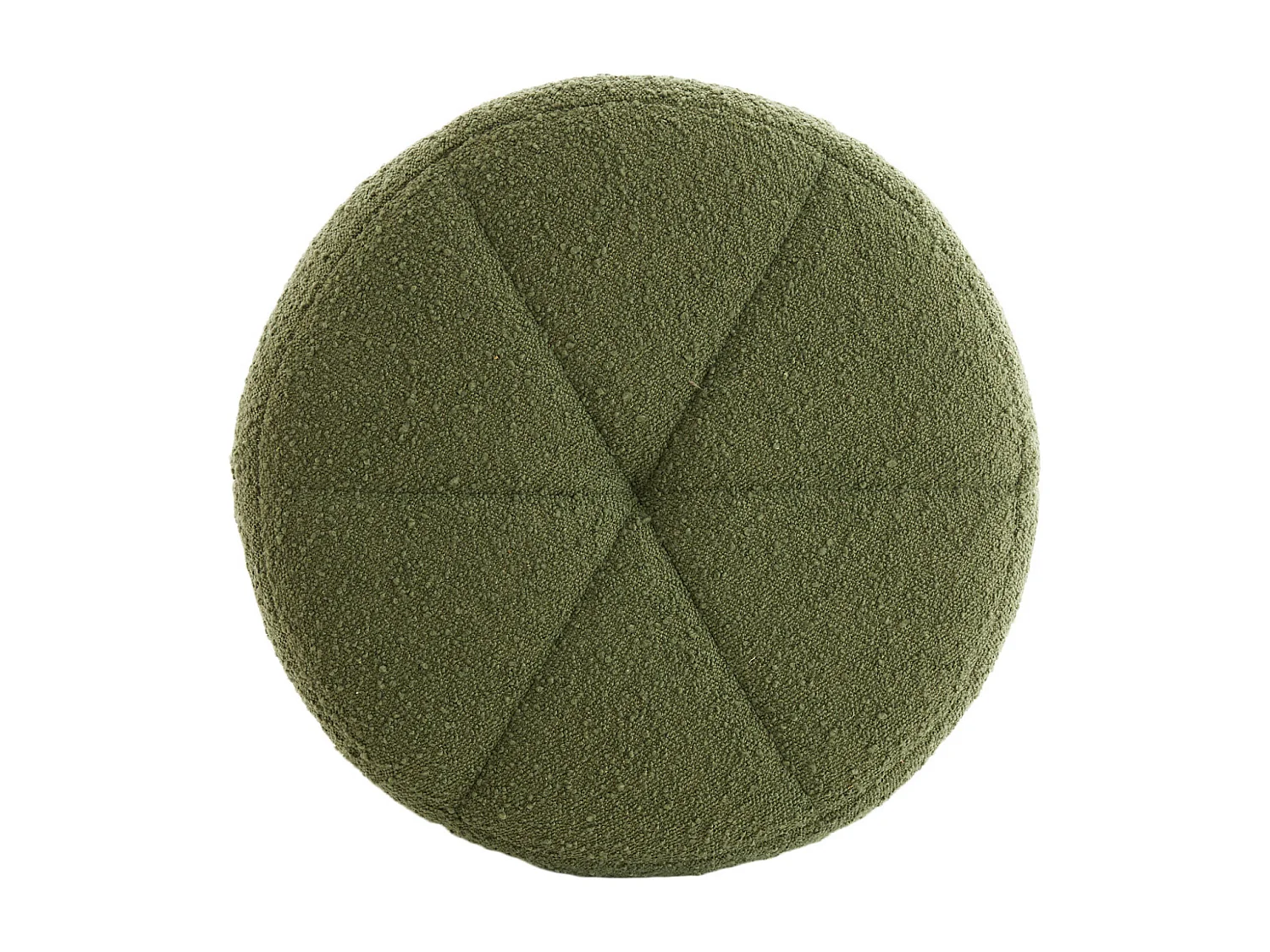 Pouf BATOEMI - Ø51x45cm - Vert