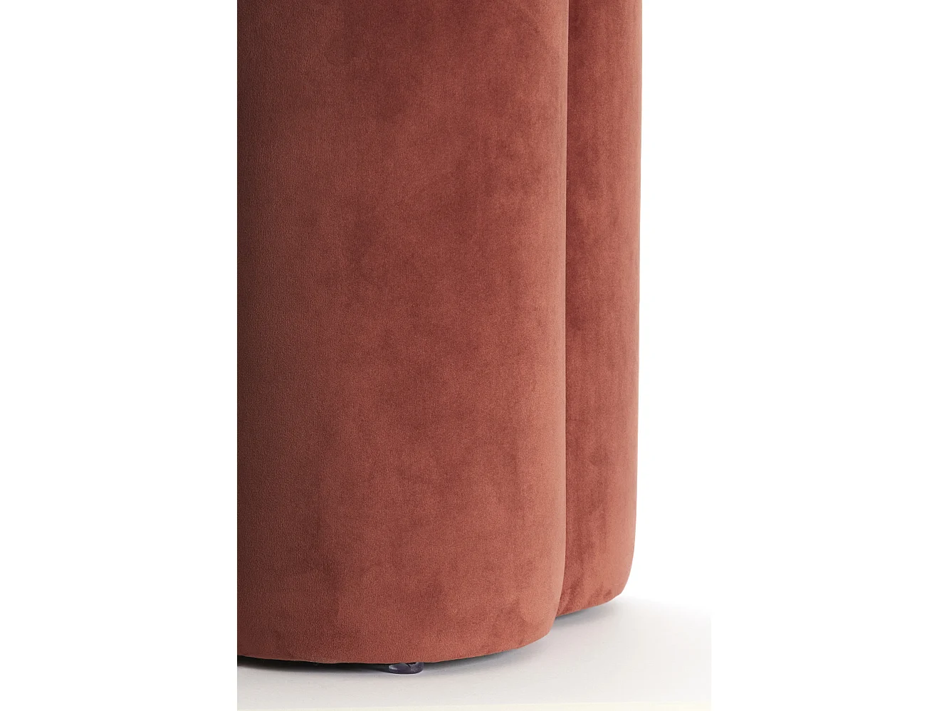 Pouf NALANI - Ø38x45cm - Rouge