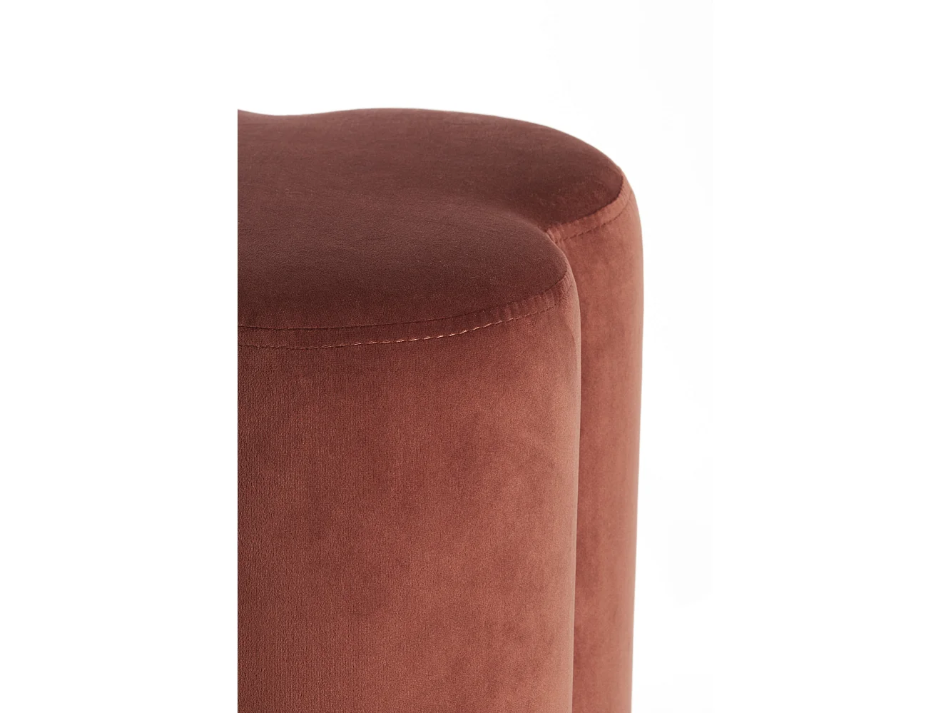 Pouf NALANI - Ø38x45cm - Rouge