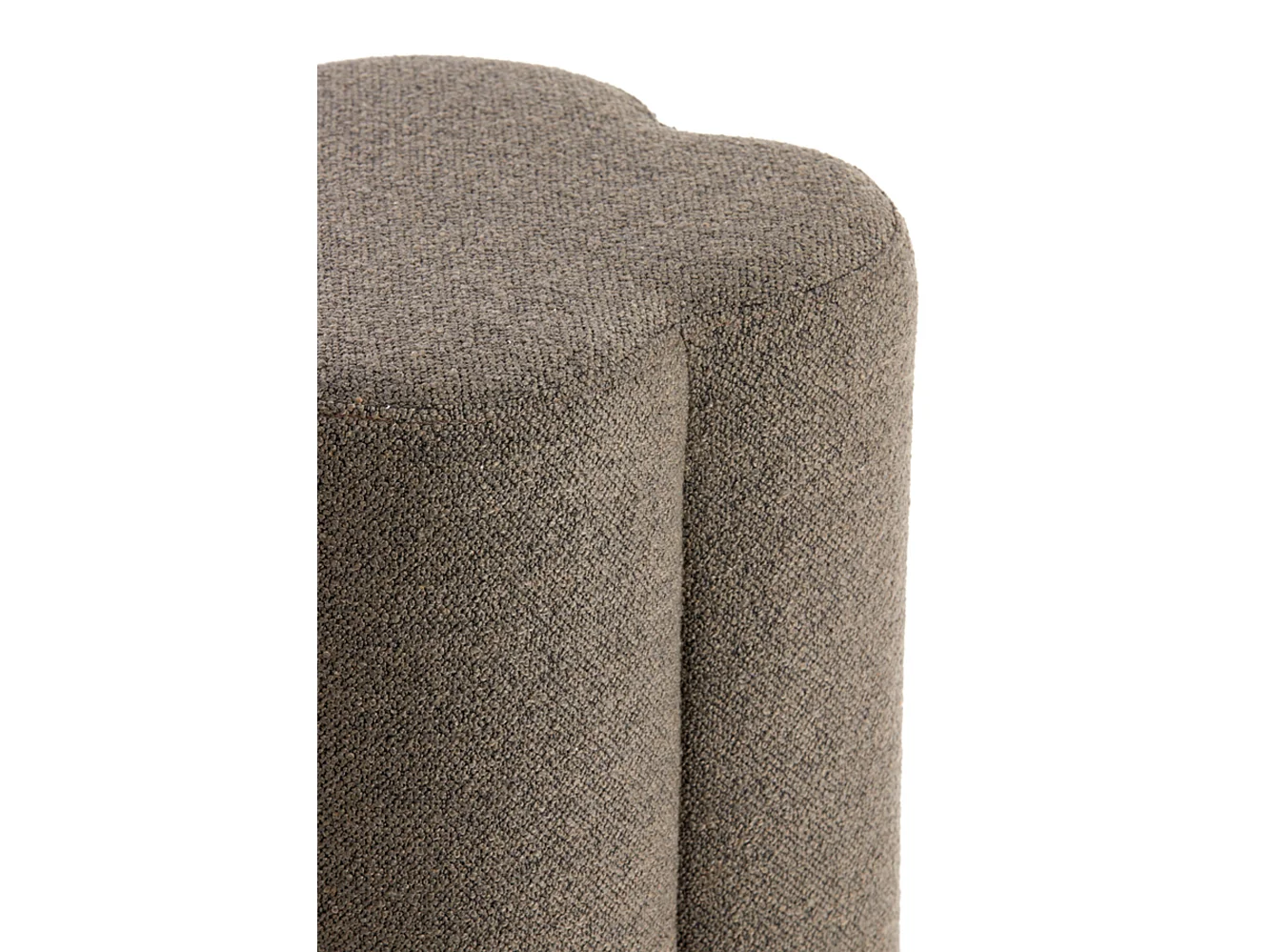 Pouf NALANI - Ø38x45cm - Marron