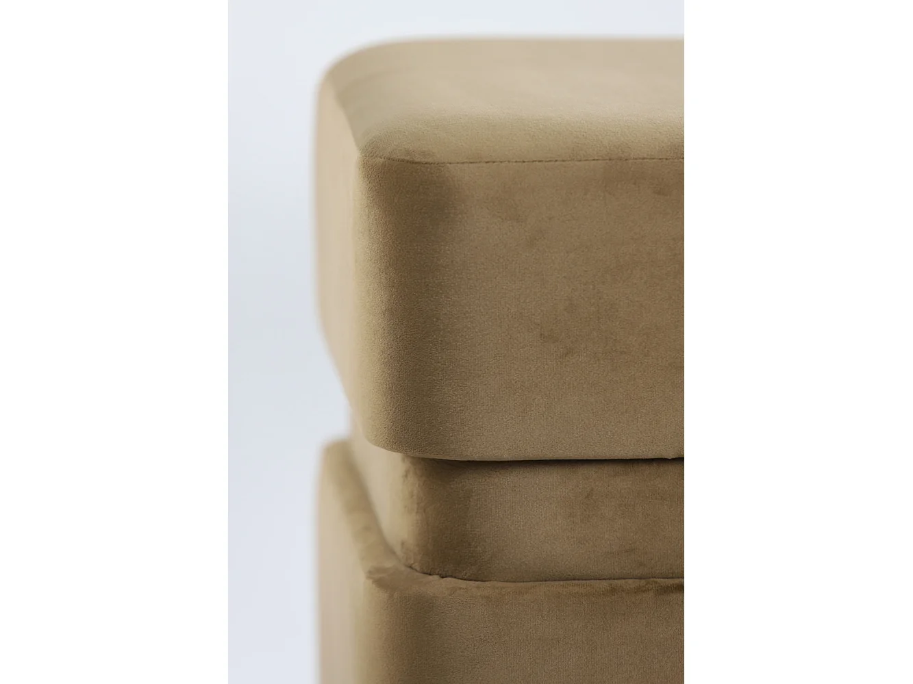 Poef PIAZZA - Ø40x42.5cm - Bruin