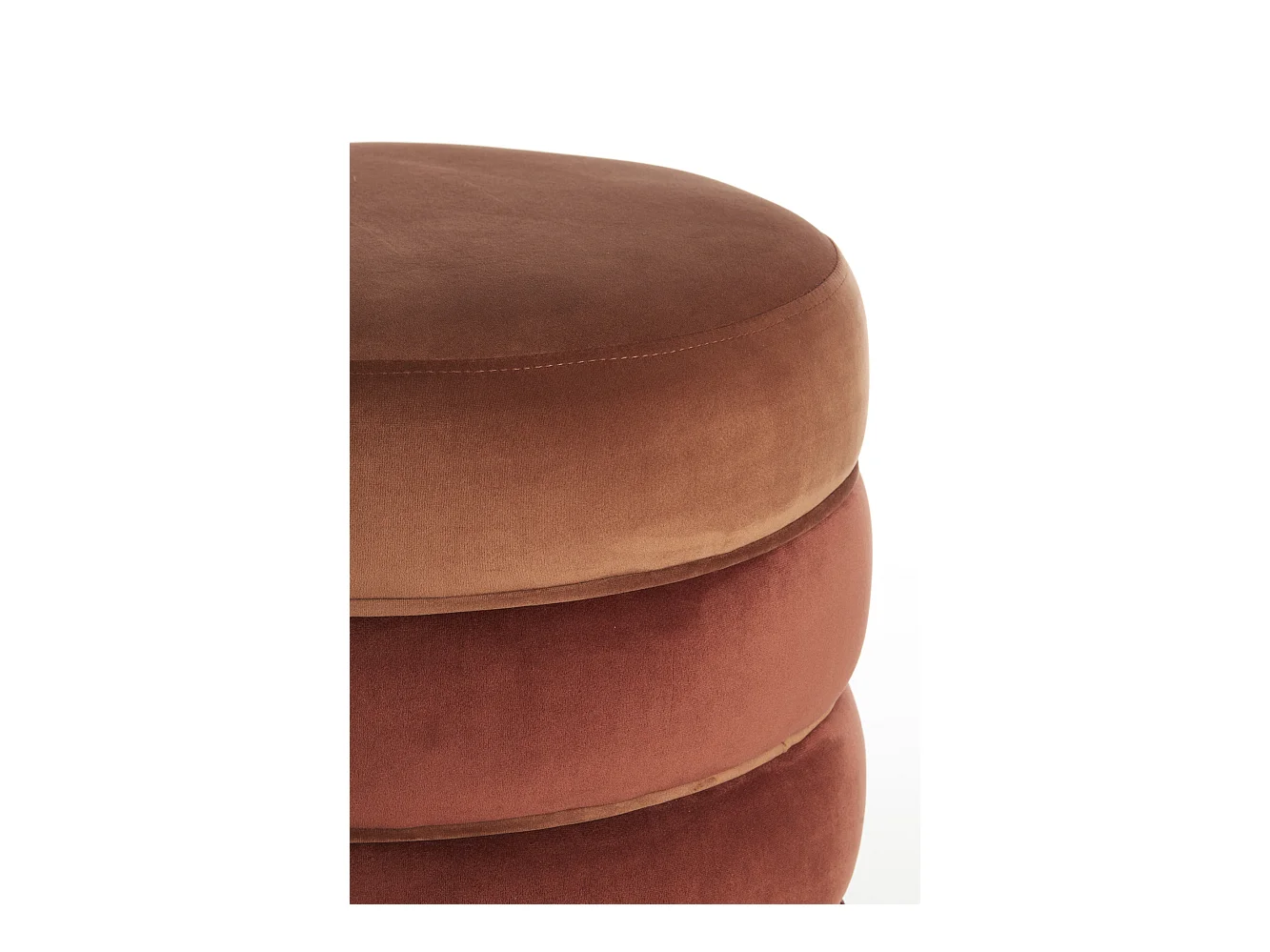 Pouf TACITU - Ø50x45cm - Rouge