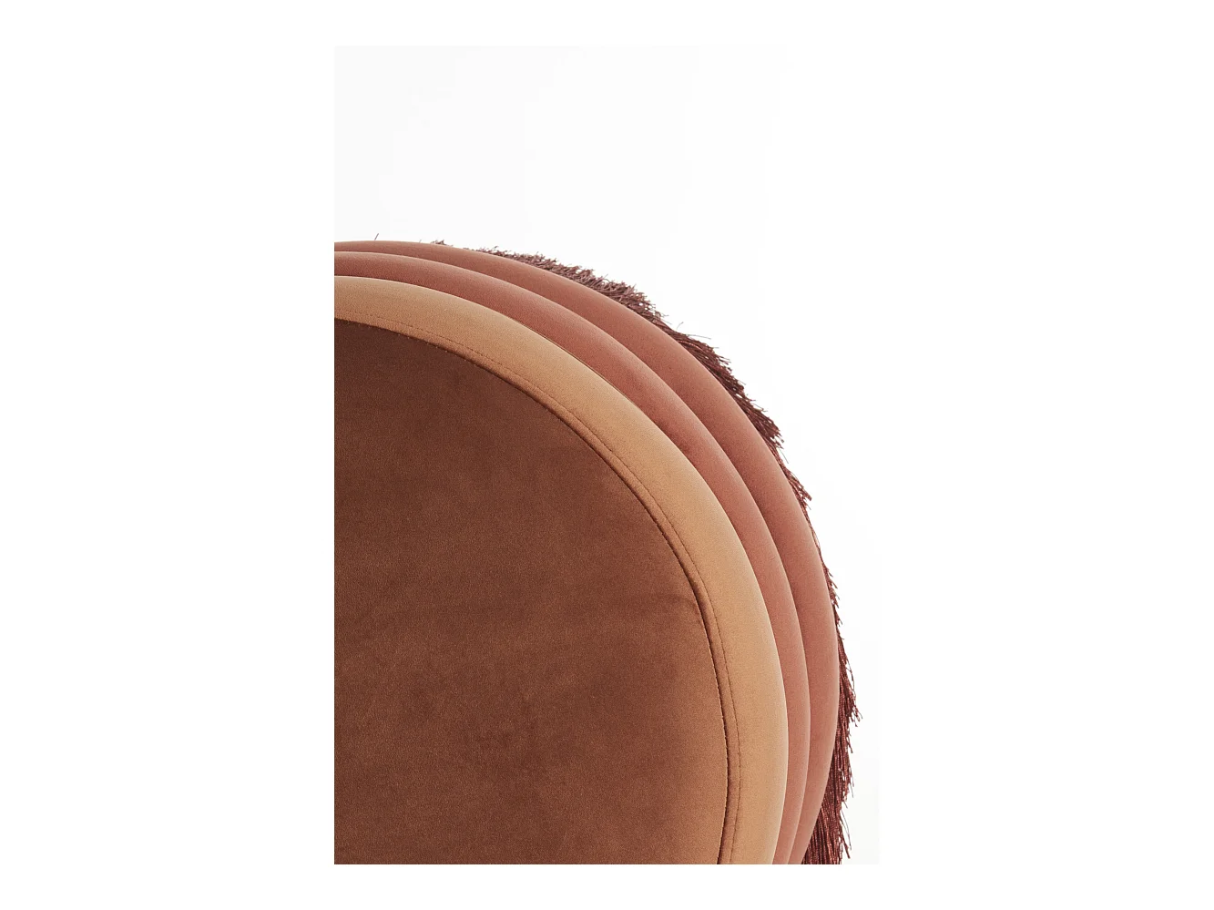 Pouf TACITU - Ø50x45cm - Rouge