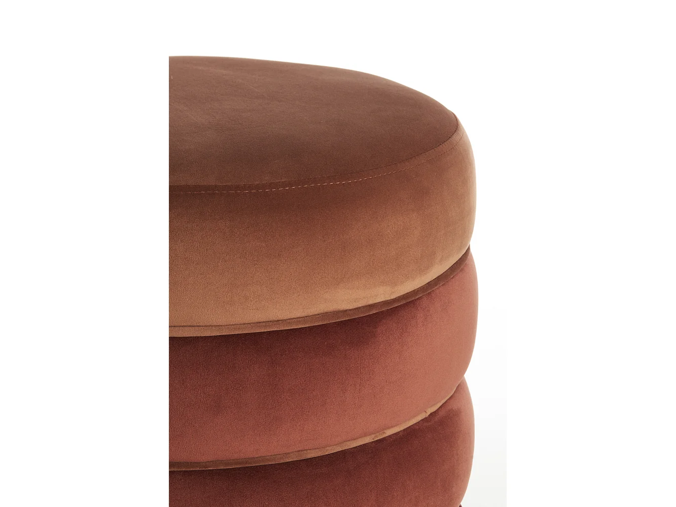 Pouf TACITU - Ø50x45cm - Rouge