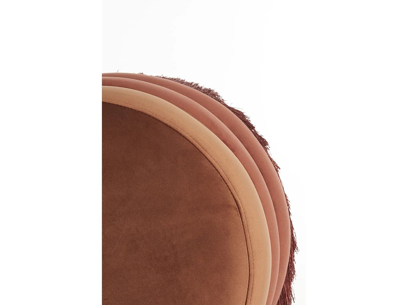 Pouf TACITU - Ø50x45cm - Rouge