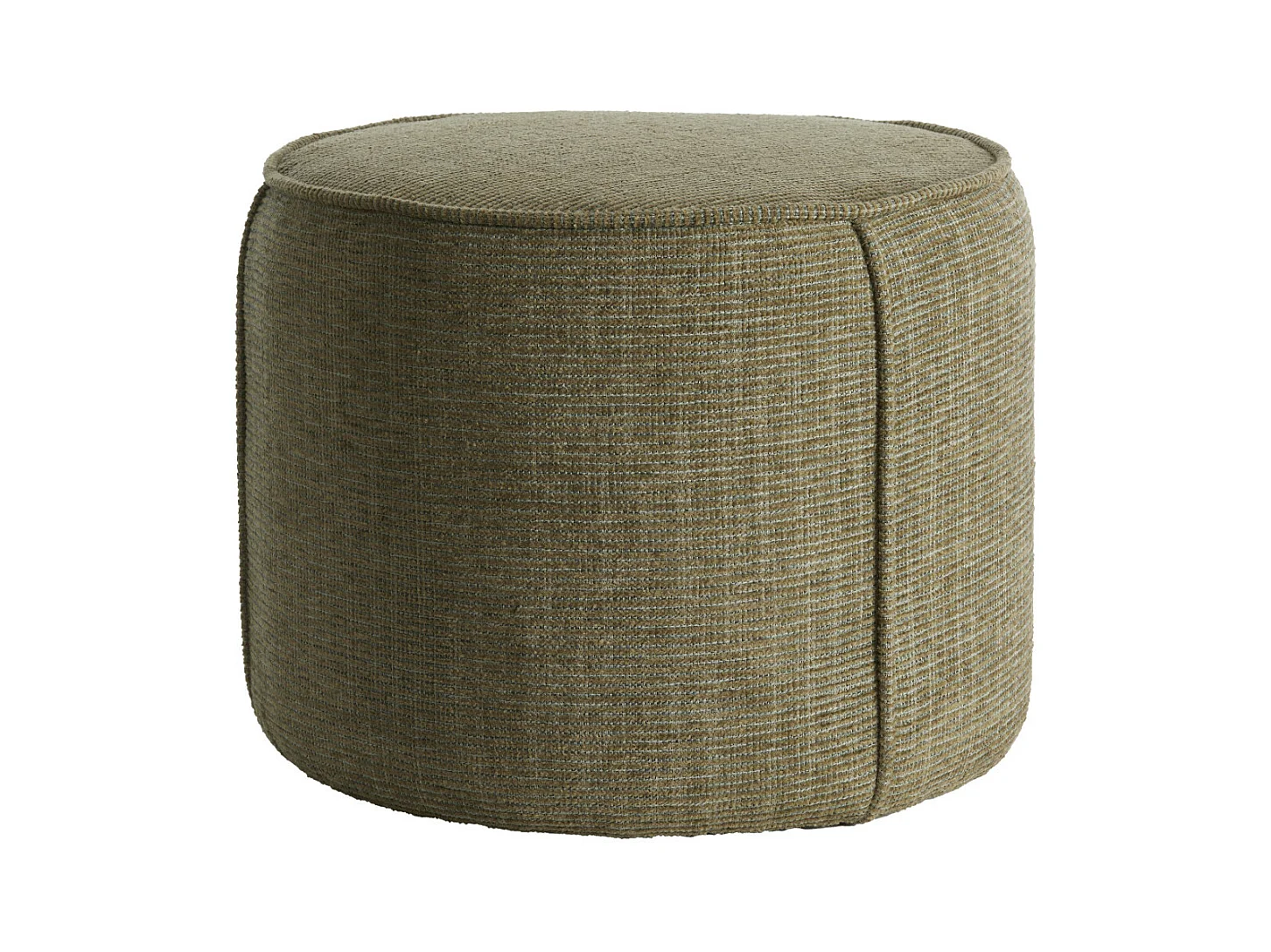 Pouf DOMONI - Ø50x40cm - Vert