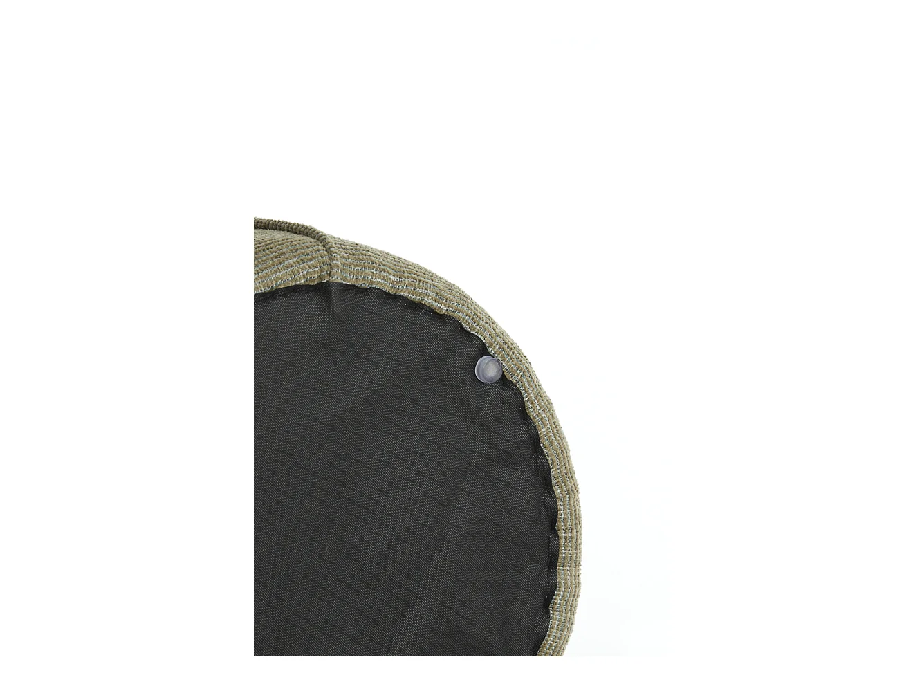 Pouf DOMONI - Ø50x40cm - Vert