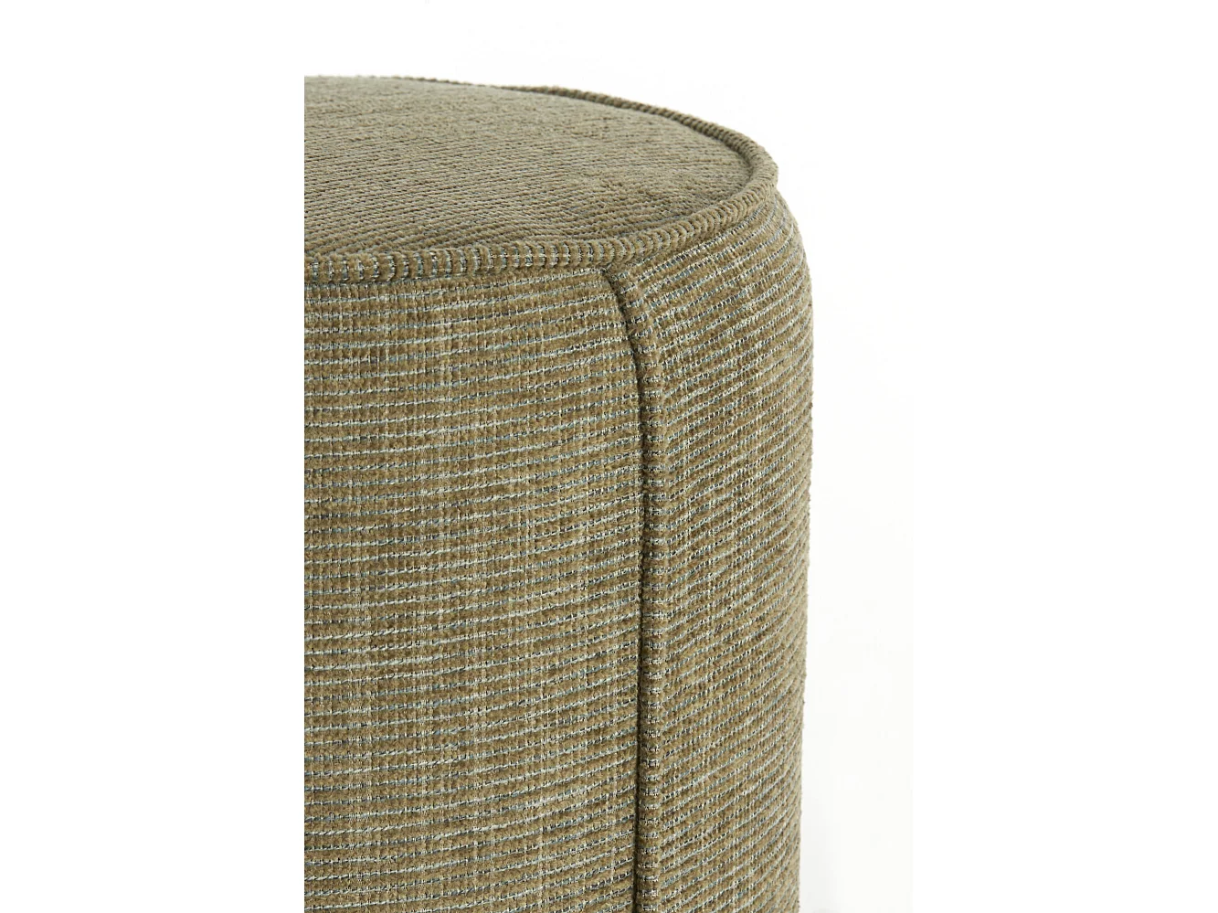 Pouf DOMONI - Ø50x40cm - Vert